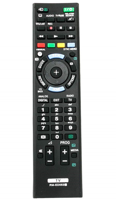 RM-ED053 Replacement Remote Control for Sony KDL-32W653A KDL-32W654A