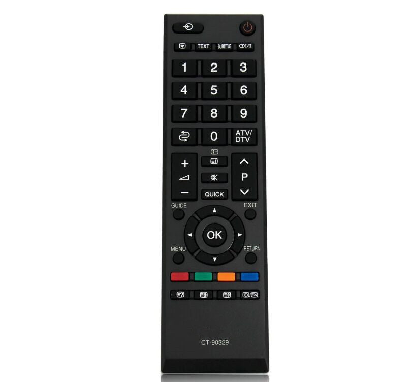 Ct-90329 Toshiba Tv Replacement Remote Control Sub Ct90326 for 42sl700a 32sl700a 26sl700a