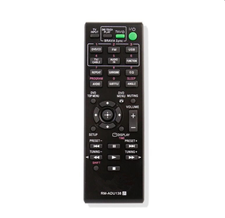 Replacement Remote Control RM-ADU138 RMADU138 for Sony Home Theater