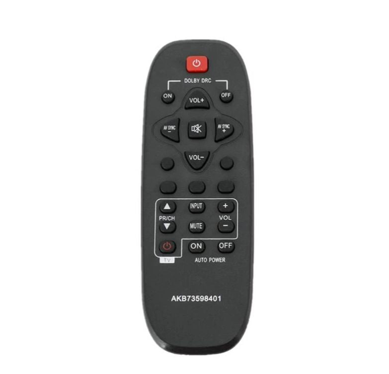 Replacement Remote Control AKB73598401 Fit for LG Sound Bar NB-2020A NB-2022A