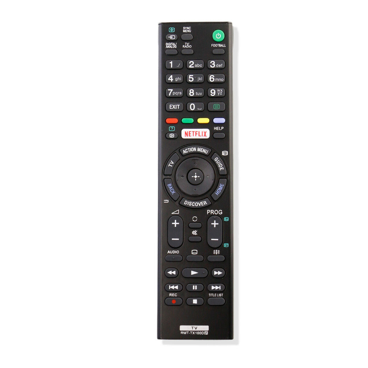 RMT-TX100D Replacement Remote Control for Sony KDL-75W855C KDL-55W807C
