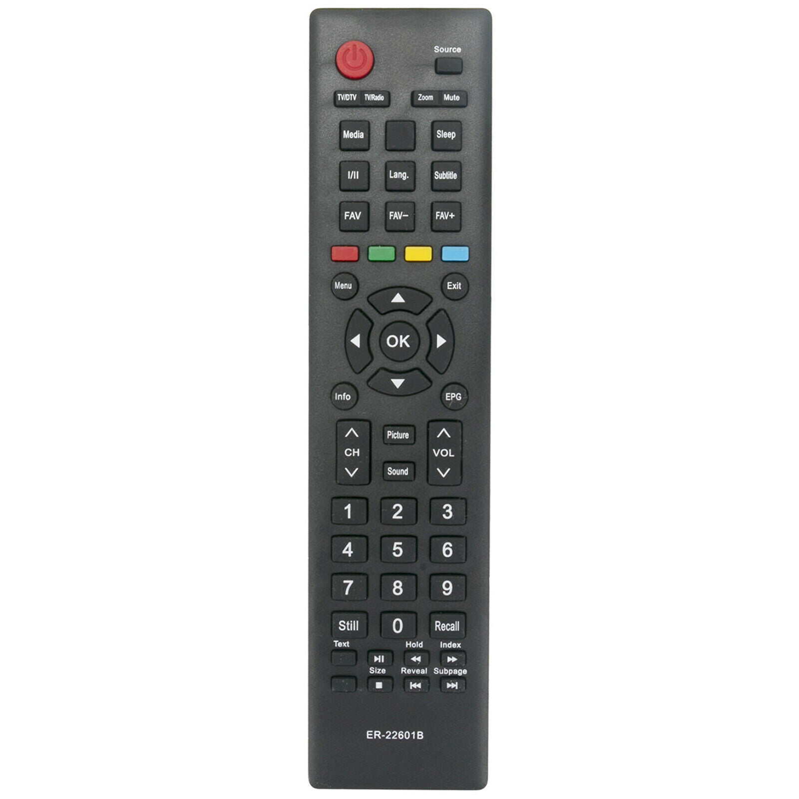 Replacement Remote Control ER-22601B for Hisense H49NEC2000S LHD32D50TS
