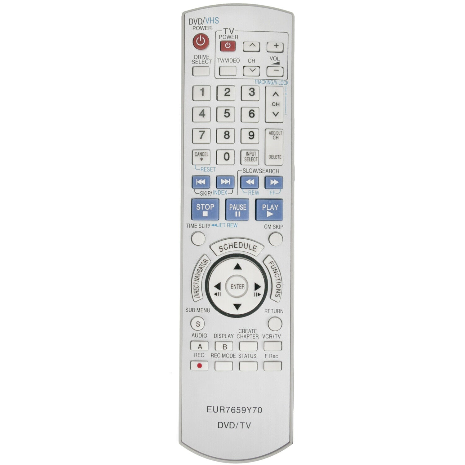 EUR7659Y70 Replacement Remote Control for Panasonic DMR-ES35V DMR-ES45V DVD Recorder