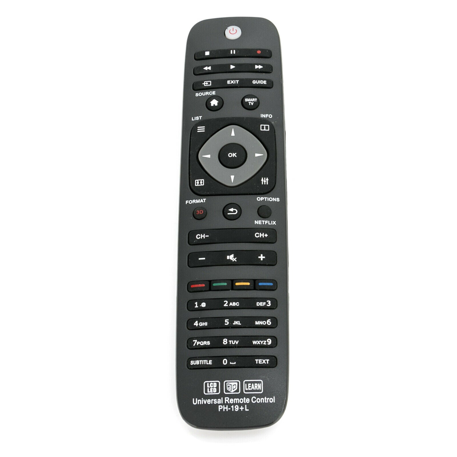 Replacement Remote Control 996596003606 for Philips 32PFL4609 32PFL4909 40PFL4609