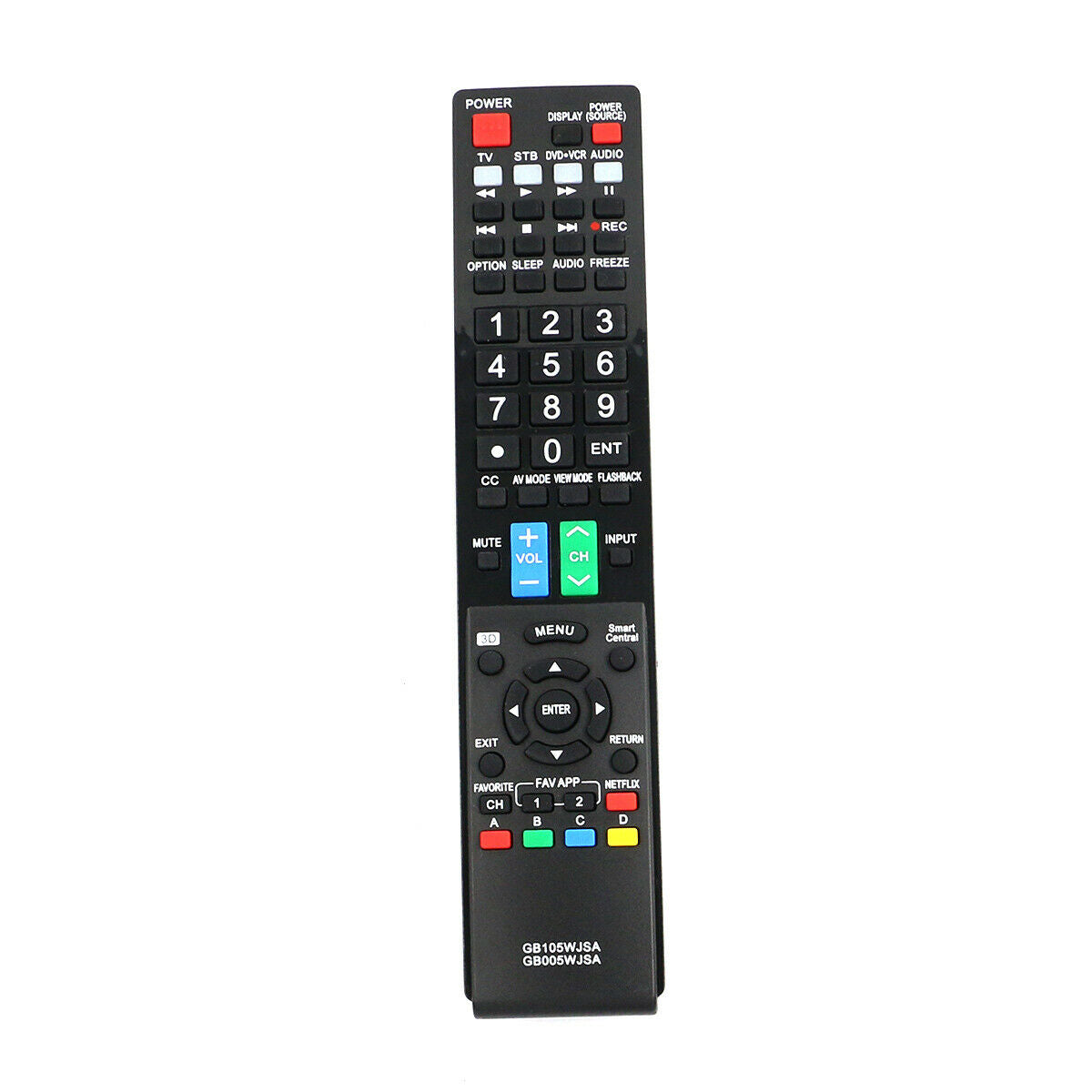 GB005WJSA GB105WJSA Replacement Remote Control for Sharp TV