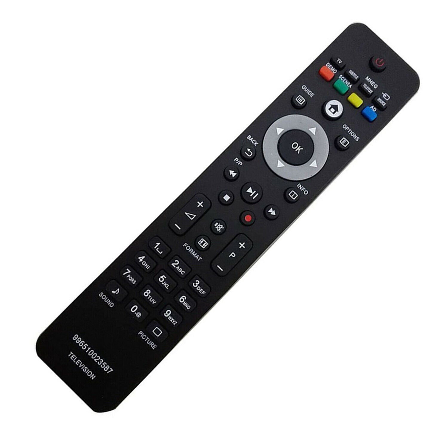 Replacement Remote Control 996510023587 for Philips 19PFL5404H 22PFL5604H