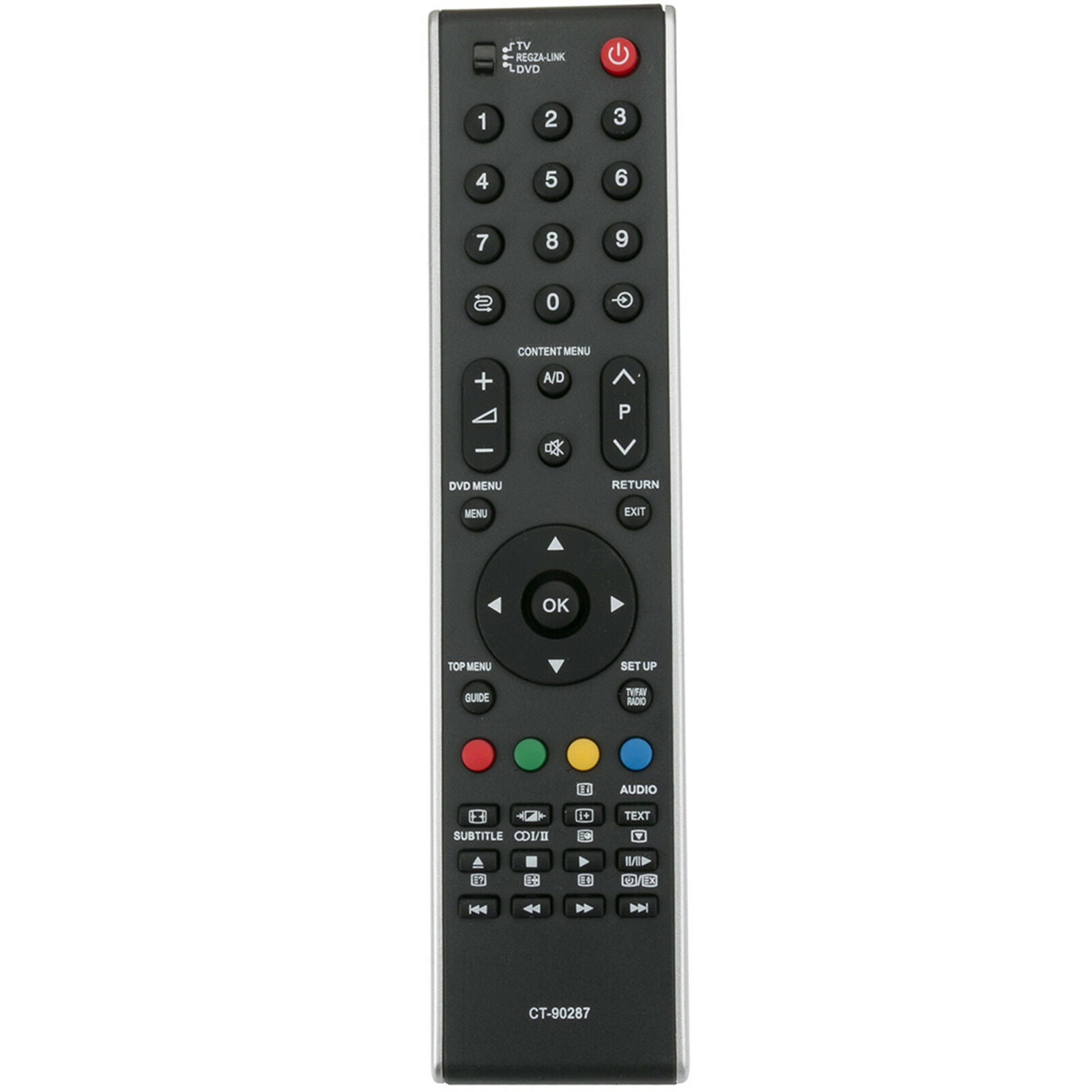 CT-90287 Replacement Remote Control for Toshiba CT-90301 CT-90287 CT-90288 CT-90296
