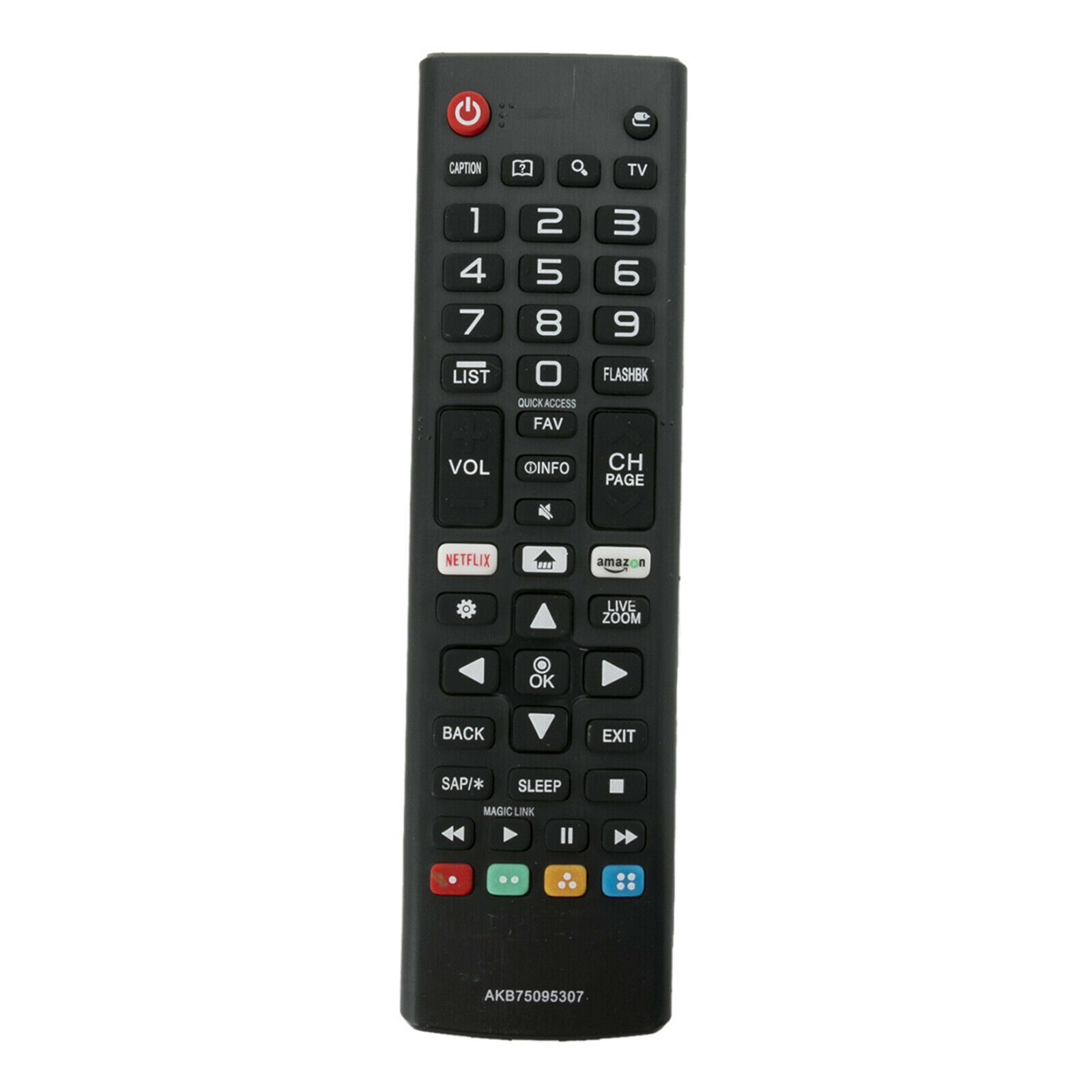 Replacement Remote Control for Lg Uhd Smart Tv With Netflix Amazon Key 43lj 43uj 55lj