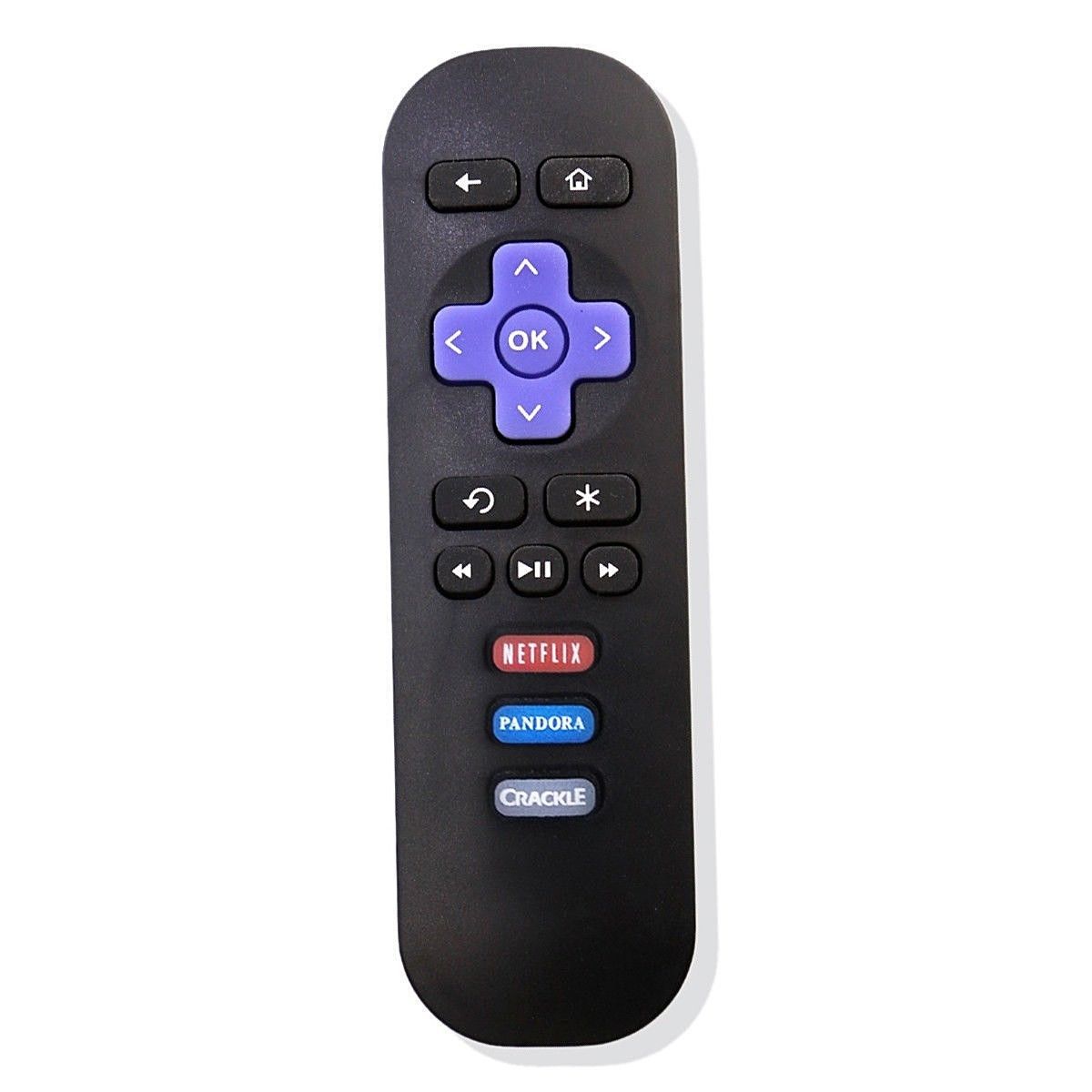 Replacement Remote Control for Roku 1 2 3 4 LT HD XD XS w Instant Reply 3 Shortcut keys