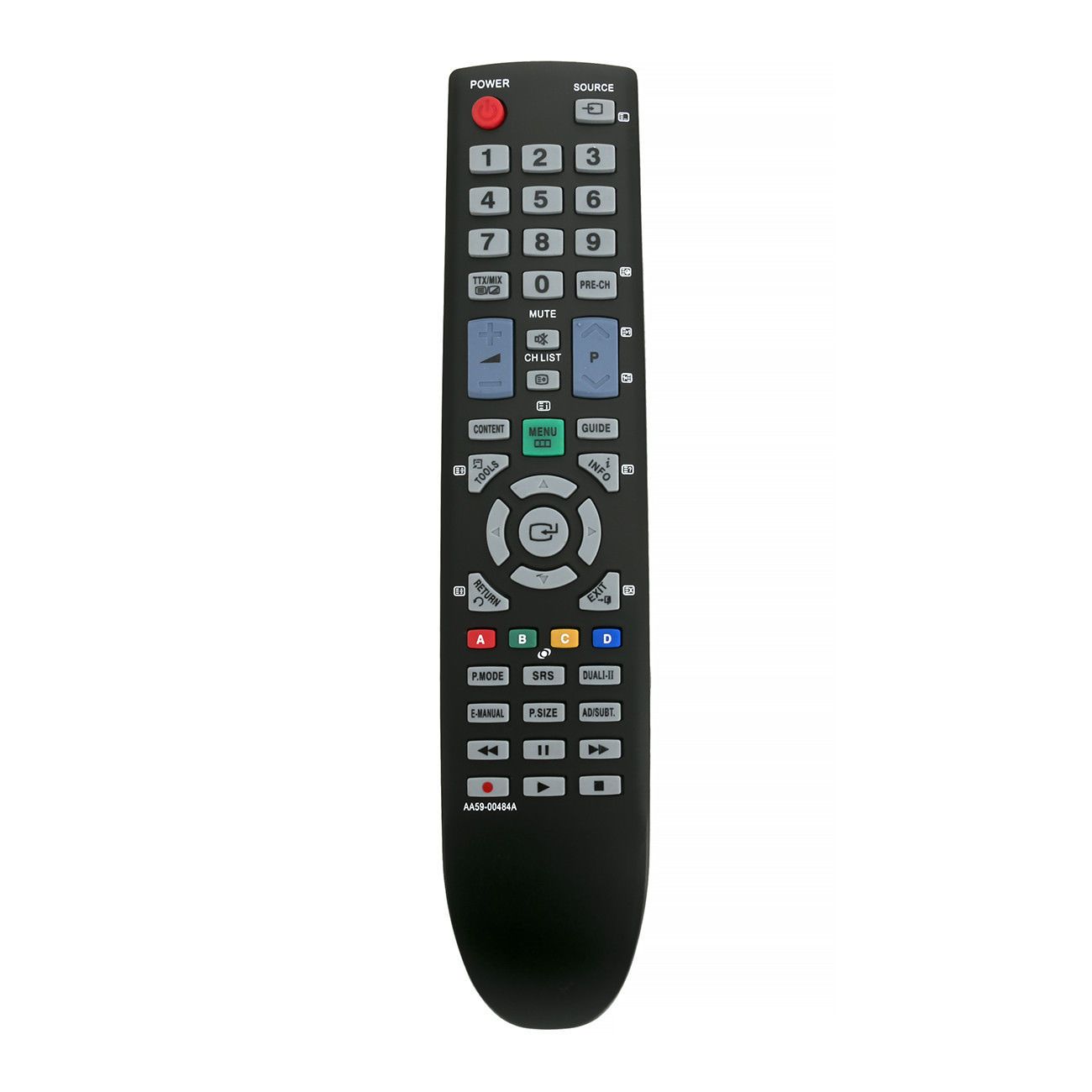 AA59-00484A Replacement Remote Control for Samsung TV PS51D450A2M PS51D450A2W PS51D450