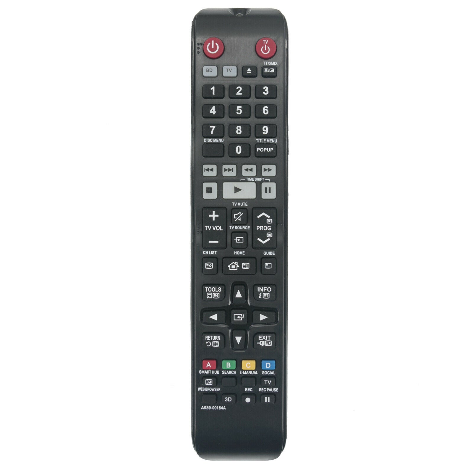 AK59-00164A Replacement Remote Control for Samsung DVD Player BD-D8500M