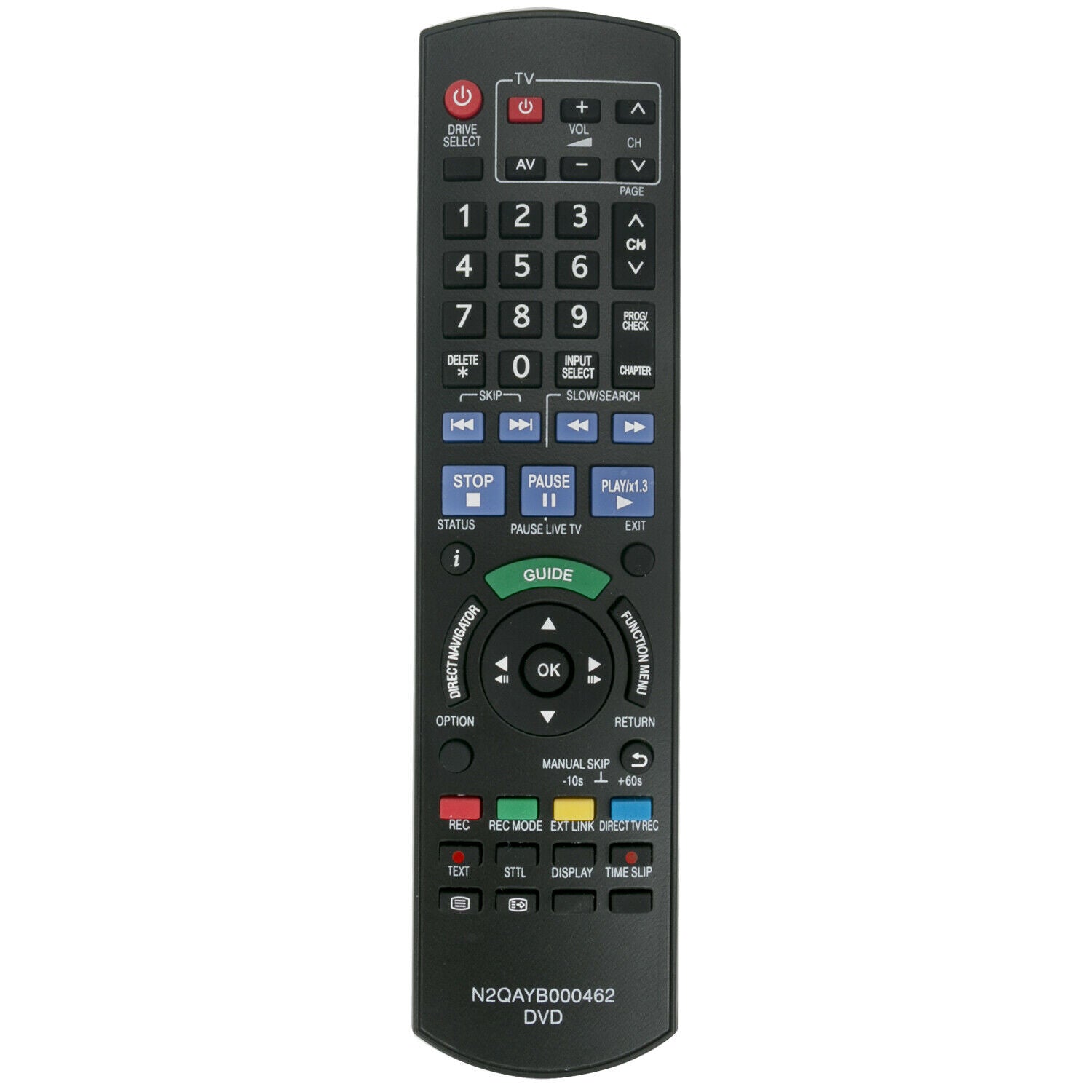 N2QAYB000462 Replacement Remote Control for Panasonic DMR-EX769EB DMR-EX79 Replaced By N2QAYB000127