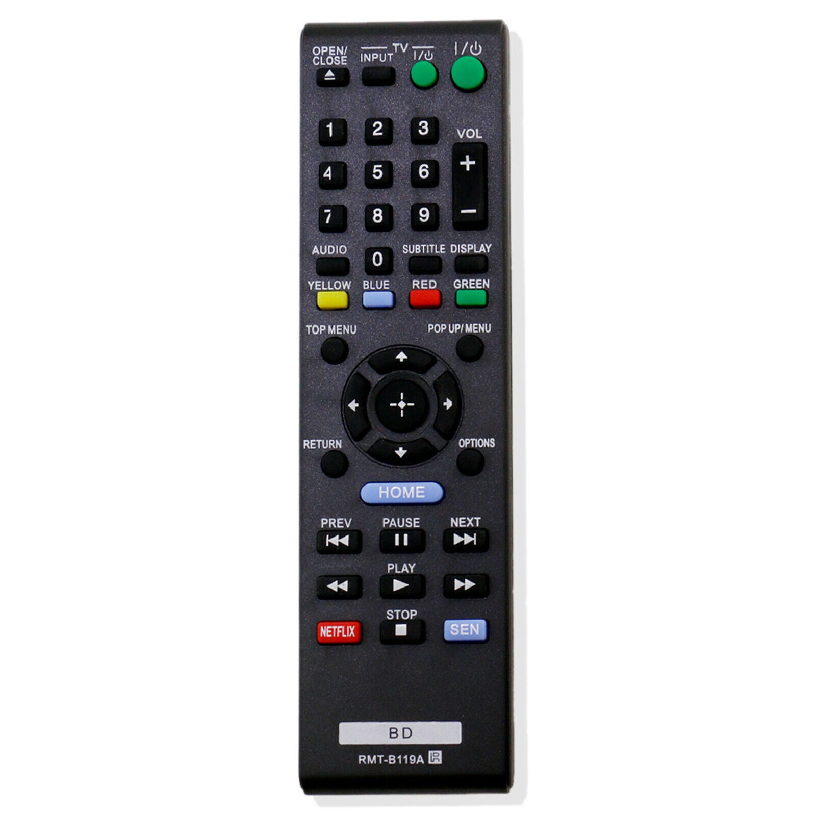 RMT-B119A Replacement Remote Control for Sony BDP-BX39 BDP-BX110 BDP-BX310