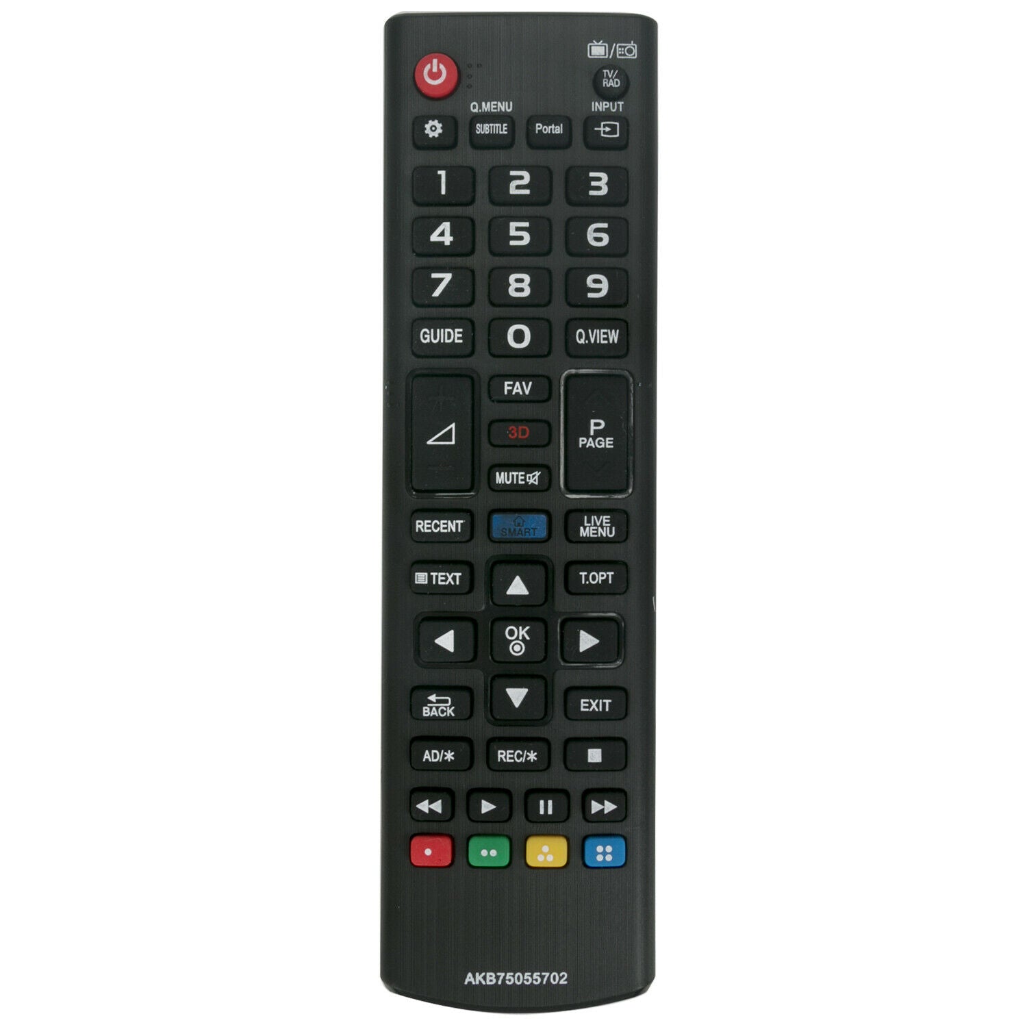 AKB75055702 Replacement Remote Control for LG Smart HD LED TV Replaces AKB74475472