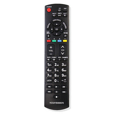 Replacement Remote Control N2QAYB000570 for Panasonic TV TC-L42U30 TC-L32E3 TC-60PS34